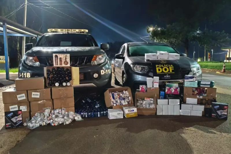 DOF apreende 491 canetas emagrecedoras e R$ 800 mil em produtos na MS-164