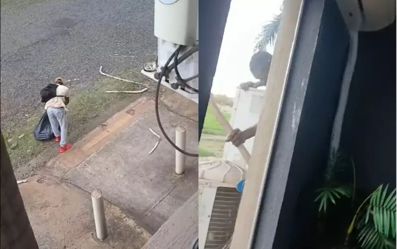 Dois homens são presos ao furtar fios de ar-condicionado de igreja em Ribeirão Preto