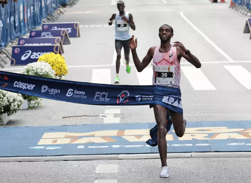 Etiópia vence São Silvestre 2025 em ultrapassagem nos segundos finais