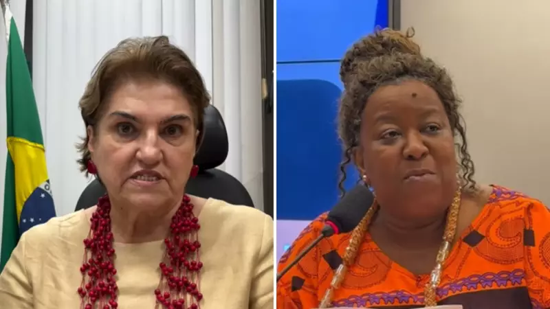 Evento sobre idosos em Brasília tem protestos por anistia de presos de 8 de janeiro