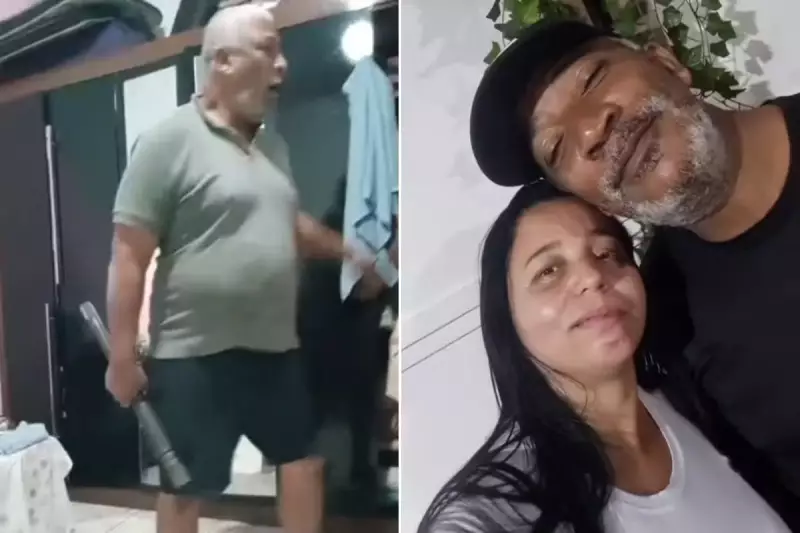 Ex-marido ameaça com líquido inflamável e é preso após botão de pânico em Praia Grande