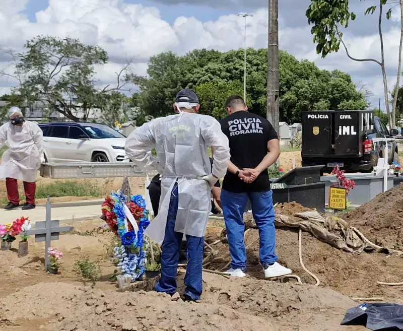Exumação em Roraima investiga possível feminicídio por envenenamento
