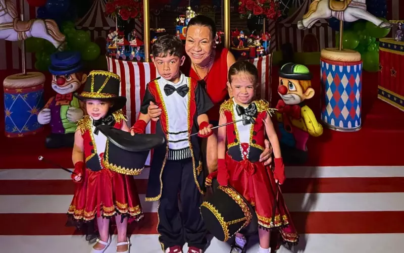 Festa de 6 anos de Léo, filho de Marília Mendonça, tem tema de circo em Goiânia