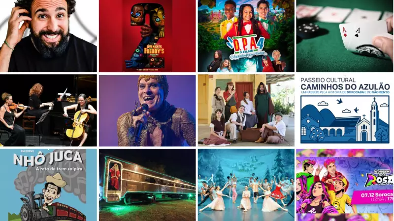 Fim de semana agitado: 20 atrações em Sorocaba e Jundiaí para as férias