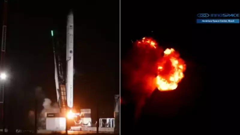 Foguete comercial sul-coreano explode após lançamento no Brasil