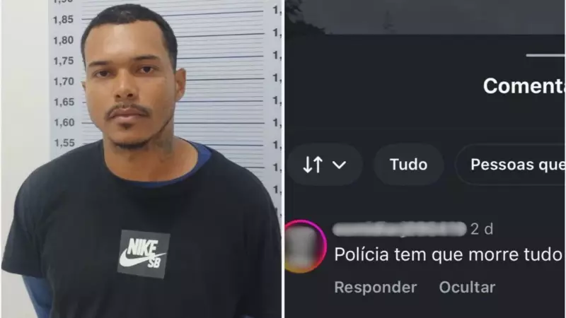 Foragido de 25 anos é preso na Bahia após ameaçar polícia em rede social