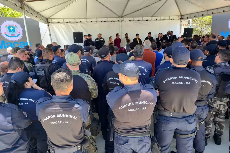 Guarda Municipal de Macaé inicia processo de armamento em aniversário de 78 anos