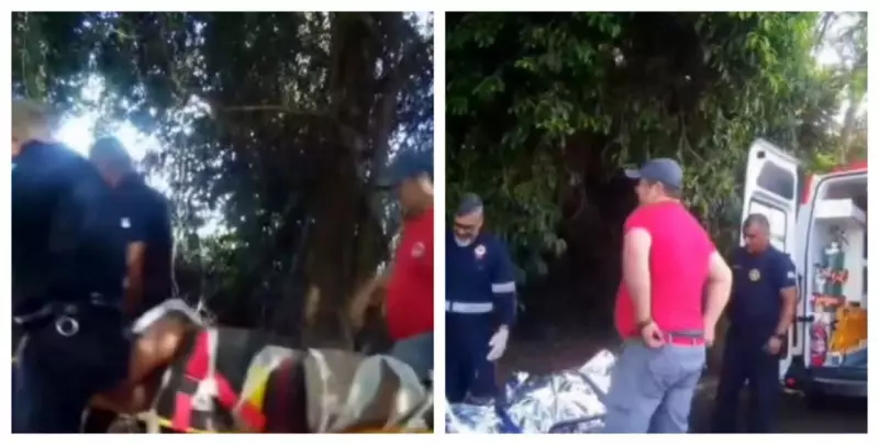 Homem é resgatado de buraco em Matão após pedir ajuda a ciclistas