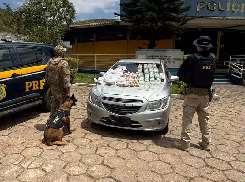 Homem com tornozeleira eletrônica é preso com drogas na Via Dutra, em Piraí