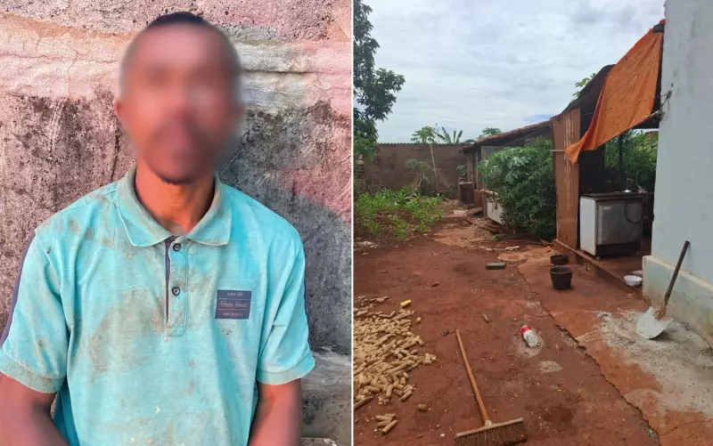 Homem de 36 anos preso por duplo homicídio a faca em Maurilândia, GO