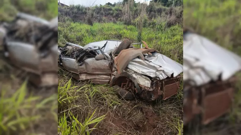 Idoso de 61 anos se fere após carro ser atingido por trem em União de Minas