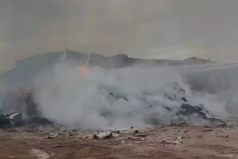 Incêndio consome barracão de algodão em Sorriso (MT) após 10 horas de combate
