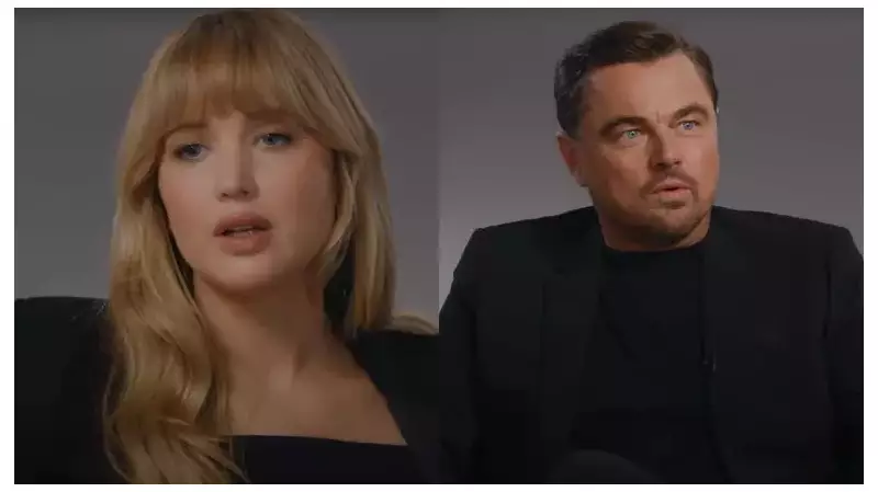 Jennifer Lawrence alfineta Leonardo DiCaprio sobre namoradas jovens em entrevista