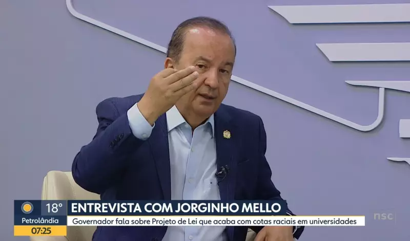 Jorginho Mello avalia sanção de projeto que extingue cotas raciais em SC