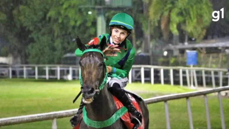 Jovem promessa do turfe, Joaquim Pavoski Dapper, 16 anos, morre após acidente no Hipódromo da Gávea
