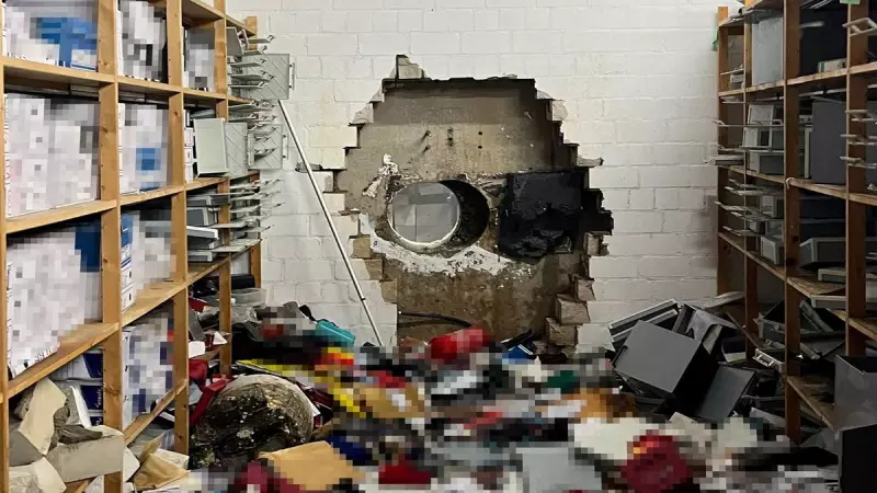 Ladrões perfuram cofre de banco alemão e fogem com milhões de euros