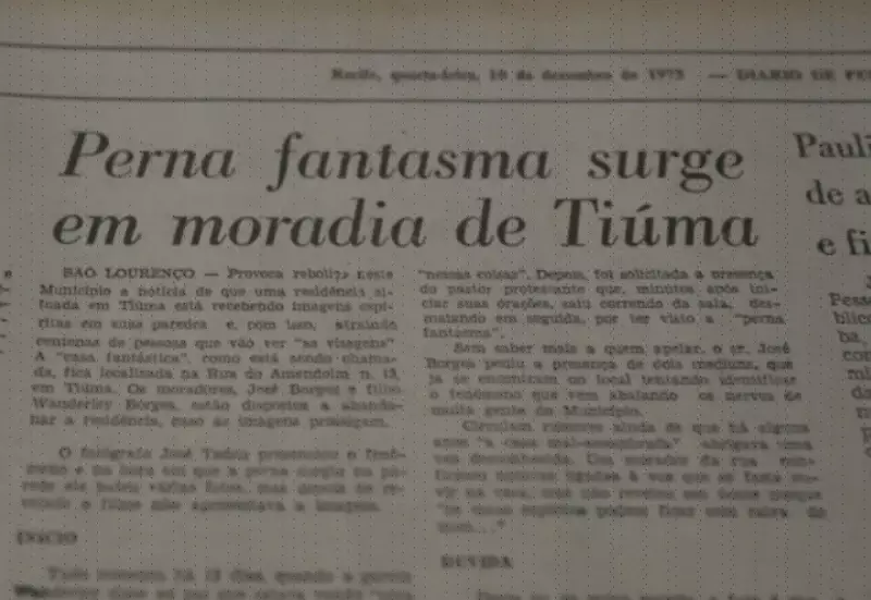 Lenda da perna cabeluda: a rua do Recife que originou o mito nos anos 1970