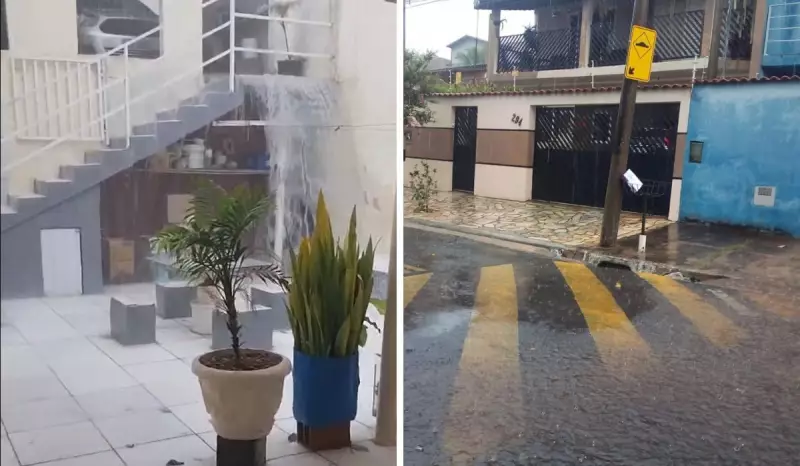 Lombada causa alagamentos há 3 anos e forma cascata em garagem em Campinas