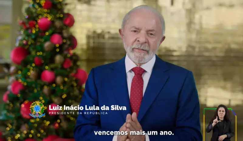 Lula exalta fim do tarifaço e IR até R$ 5 mil em pronunciamento de Natal