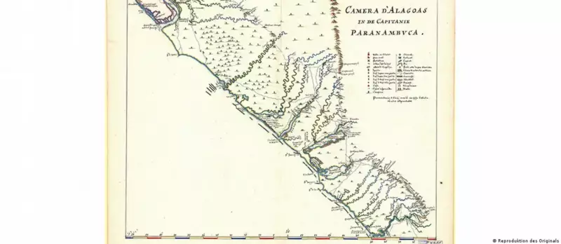 Mapa de 1645 em Harvard revela local de 3 quilombos antigos de Palmares
