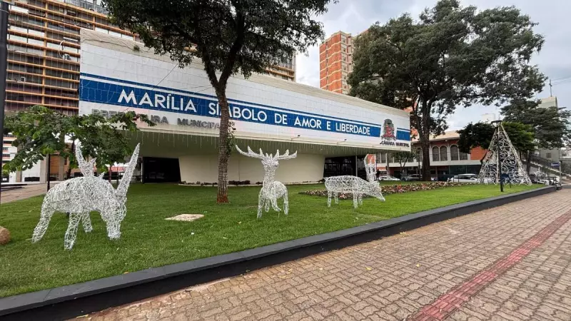 Marília inaugura maior Natal Iluminado da história nesta sexta-feira, 5 de dezembro