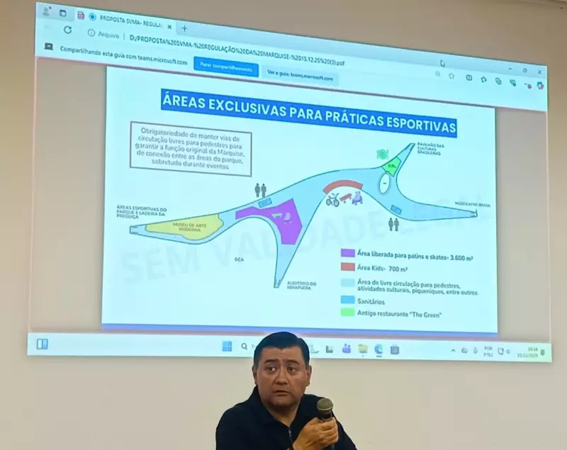Marquise do Ibirapuera terá 13% para skate e patins após veto inicial