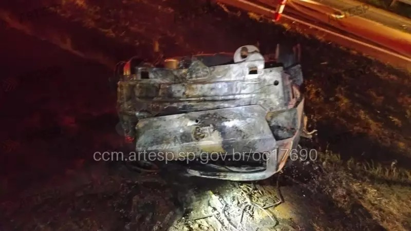 Motorista morre e dois ficam feridos em grave acidente na SP-300 em São Manuel