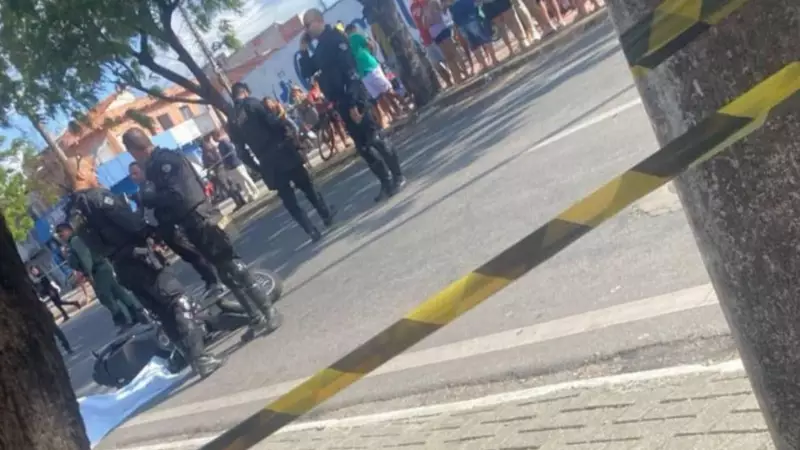 Mulher morta e homem baleado em ataque a tiros na Avenida I, Maracanaú