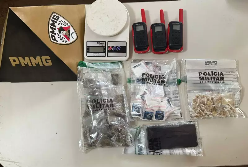 Operação da PM em Guanhães apreende drogas e prende suspeito de 29 anos