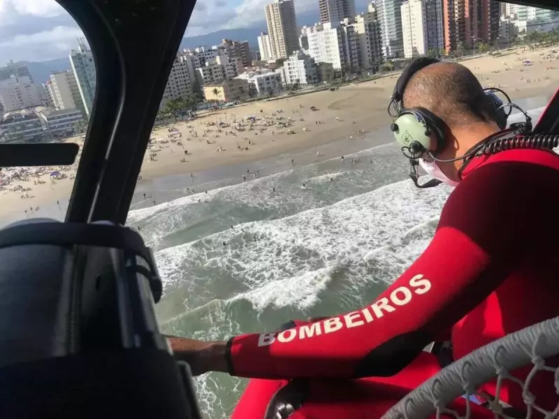 Operação Praia Segura inicia com 1.000 bombeiros no litoral de SP