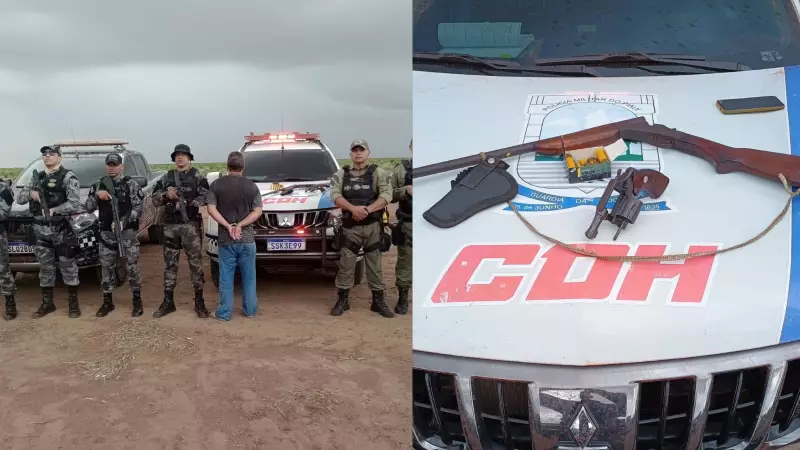Operação prende suposto miliciano e apreende armas em Uruçuí, PI