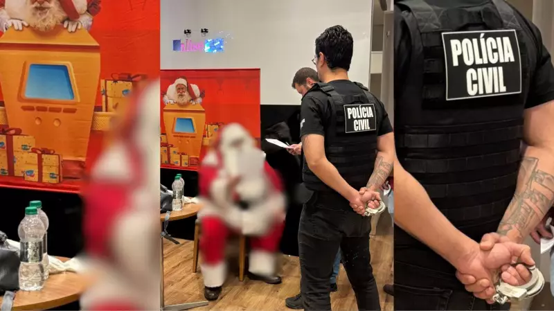 Papai Noel de 67 anos é preso por estupro de vulnerável em shopping de SC