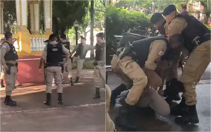 PM apura abordagem com suposta agressão no coreto de Poços de Caldas