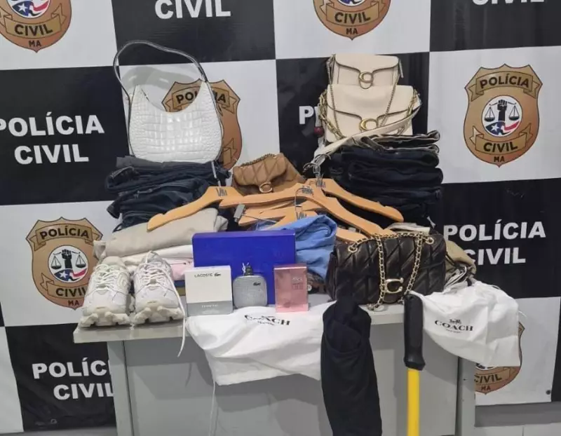 Polícia prende suspeito de furto de R$ 500 mil em loja de luxo em São Luís