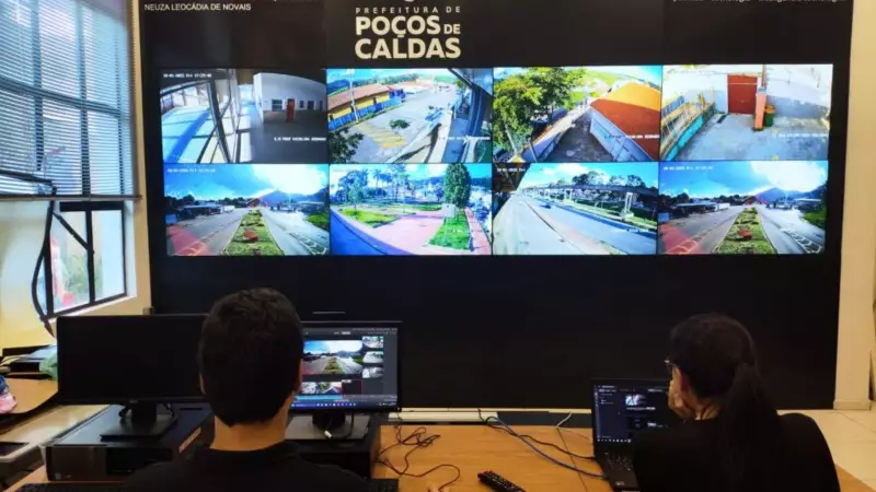 Poços de Caldas investe em tecnologia e integração para reforçar segurança pública em 2025