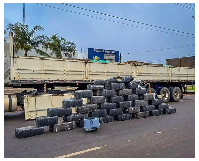 PRF prende motorista com 806 kg de maconha em Nova Mutum (MT)