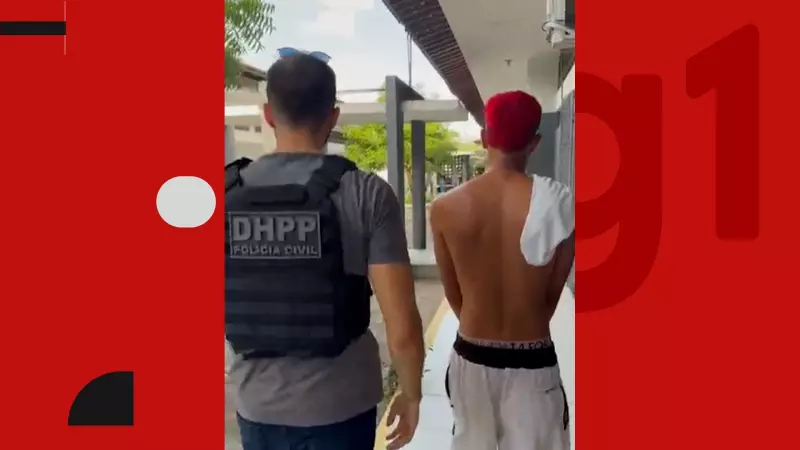 Prisão de suspeito de homicídio no Busto de Tamandaré, João Pessoa