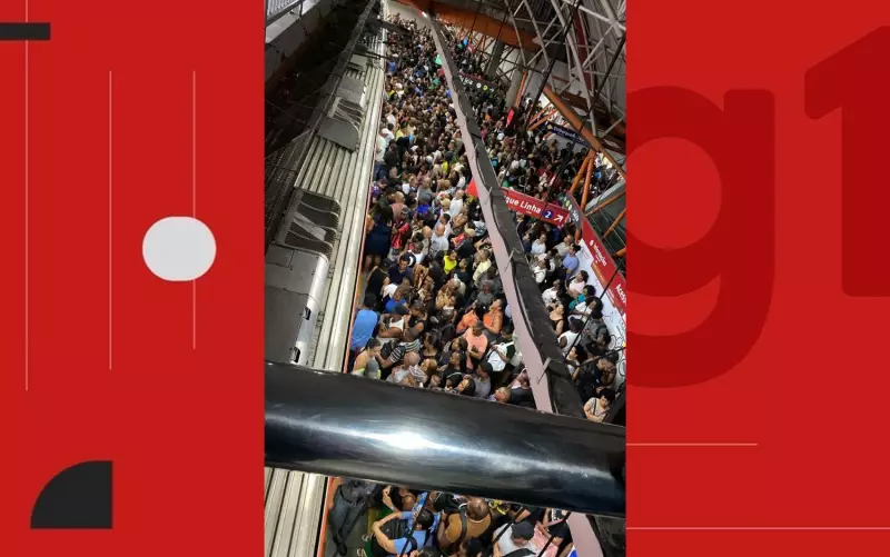 Problema em trem lota estações do metrô de Salvador nesta segunda-feira