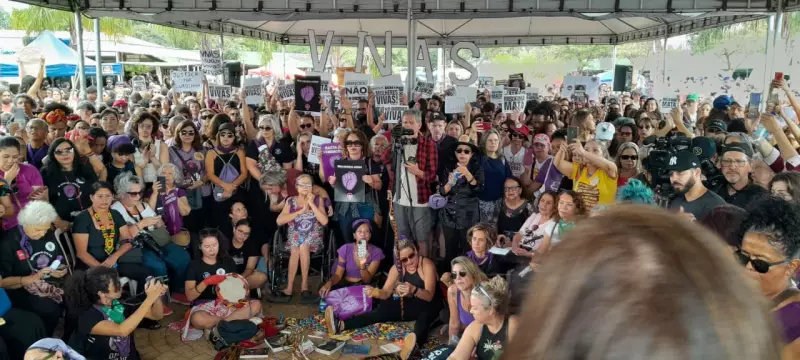 Protestos contra feminicídio mobilizam 20 estados e DF após mais de mil casos em 2025