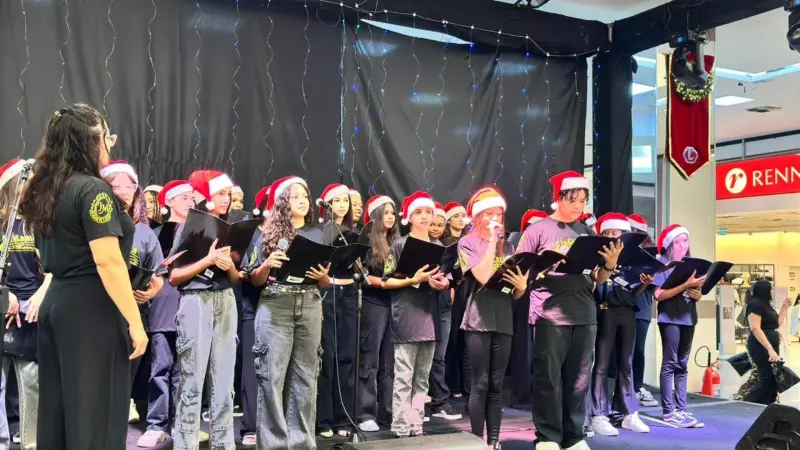 Pátio Limeira Shopping encerra cantatas natalinas com 5 corais até 19 de dezembro