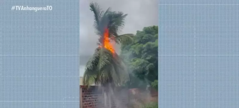 Raio atinge casa em Palmas na véspera de Natal e revive tragédia familiar