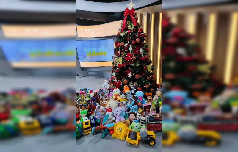 Árvore Solidária da TV TEM arrecada brinquedos para 742 crianças em 5 cidades