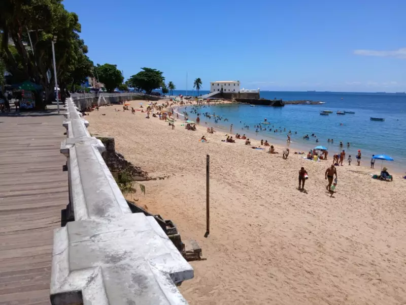 Salvador inicia 2026 com calor extremo de até 40°C, alerta Defesa Civil