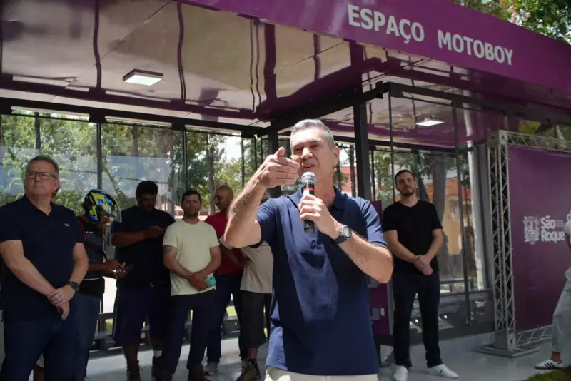 São Roque inaugura Espaço Motoboy com banheiro, recarga e copa