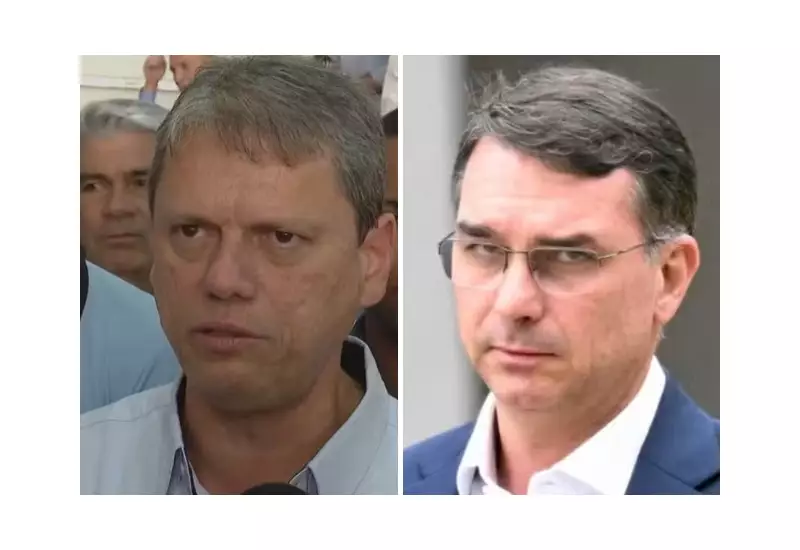 Tarcísio reafirma apoio a Flávio Bolsonaro e cita linha econômica de Paulo Guedes