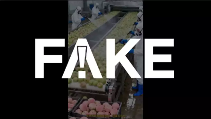 Vídeo viral de frutas tingidas na China é fake; cenas foram criadas por IA