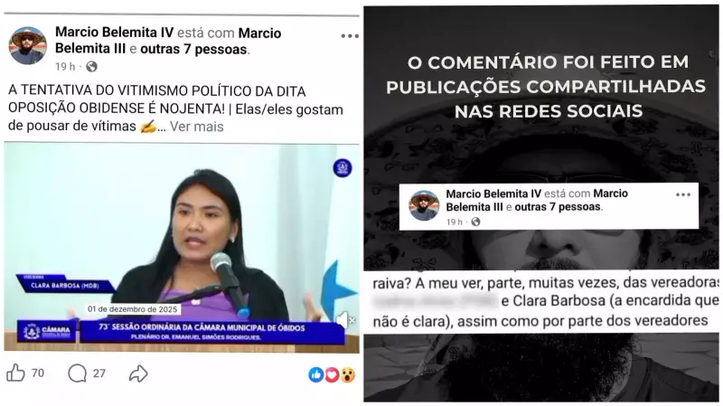 Vereadora denuncia injúria racial e violência política de assessor do prefeito em Óbidos