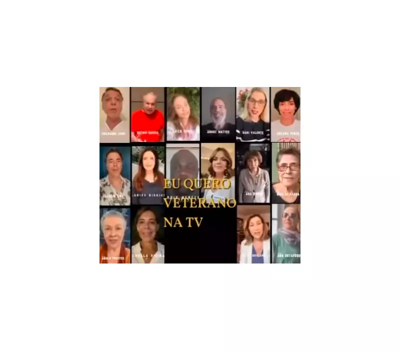 Veteranos da TV se unem em campanha por mais espaço nas telas