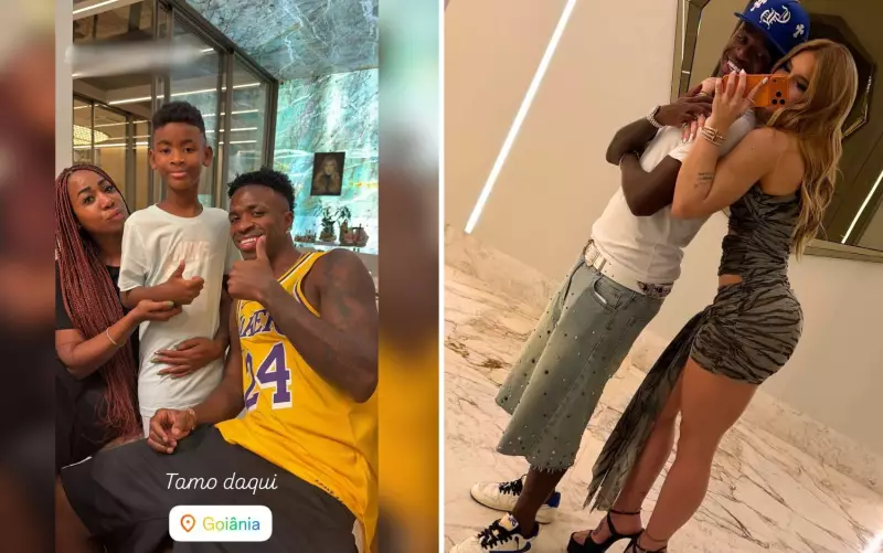 Vini Jr. visita mansão de Virginia em Goiás pela primeira vez