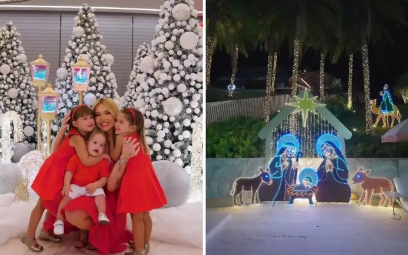Virginia Fonseca impressiona com decoração de Natal em mansão de Goiânia
